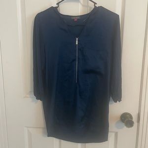 Vince Camuto Blue Silky Shirt